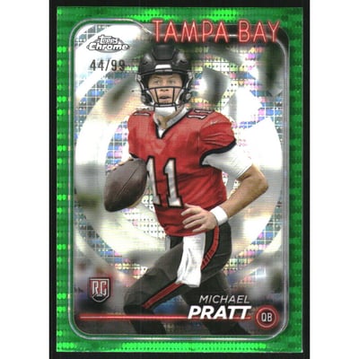 2024 Topps Chrome Green Sonar Refractors #217 Michael Pratt