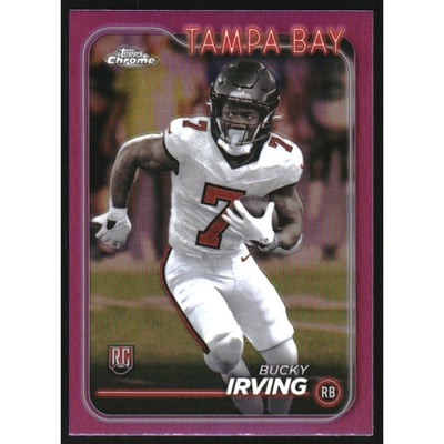 2024 Topps Chrome Pink Refractors #226 Bucky Irving