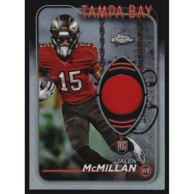 2024 Topps Chrome Rookie Relics #CRRJMC Jalen McMillan