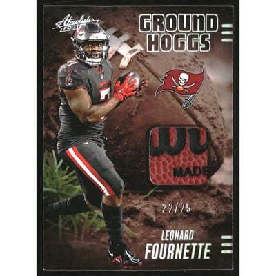 2025 Absolute Ground Hoggs Materials Holo Silver #16 Leonard Fournette