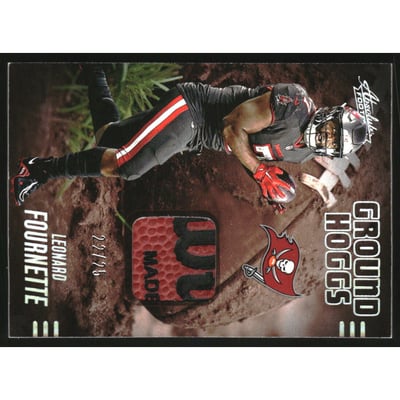 2025 Absolute Ground Hoggs Materials Holo Silver #16 Leonard Fournette