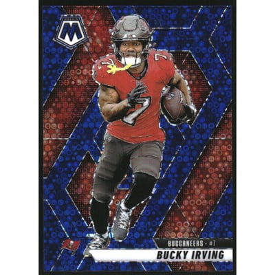 2025 Panini Mosaic Mosaic No Huddle Blue #99 Bucky Irving