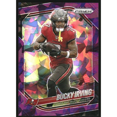 2025 Panini Prizm Prizms Purple Ice #169 Bucky Irving