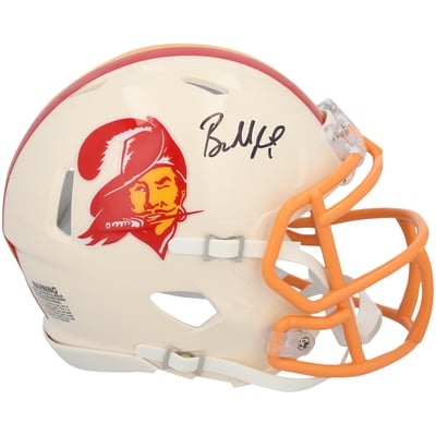 Baker Mayfield Tampa Bay Buccaneers Autographed Fanatics Authentic Riddell Retro Speed Mini Helmet 
