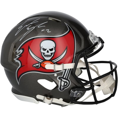 Emeka Egbuka Tampa Bay Buccaneers Autographed Fanatics Authentic Riddell Speed Authentic Helmet