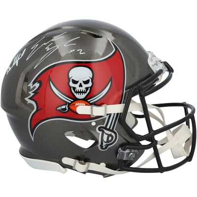 Emeka Egbuka Tampa Bay Buccaneers Autographed Fanatics Authentic Riddell Speed Authentic Helmet