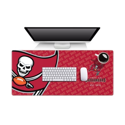 Tampa Bay Buccaneers Fanpoint 15.7" x 35.4" Logo Series Desk Pad