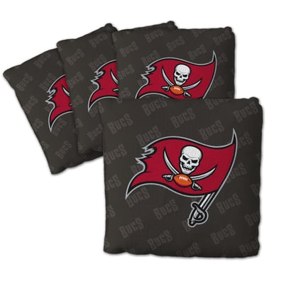 Tampa Bay Buccaneers Fanpoint Four-Piece Cornhole Bag Set