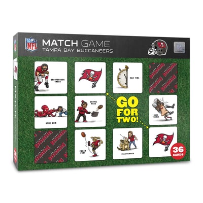 Tampa Bay Buccaneers Fanpoint Licensed Memory Match Game