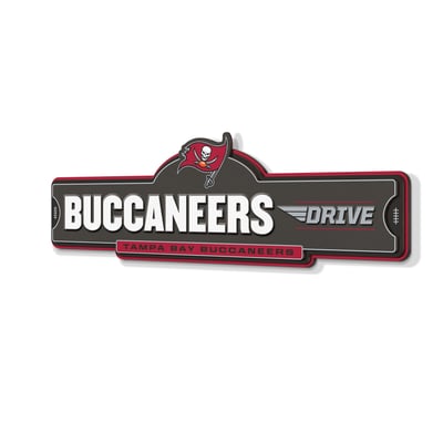 Tampa Bay Buccaneers IDNA 3D Street Sign