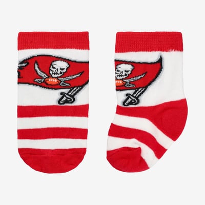  Tampa Bay Buccaneers Starter Infant Rugby Block Socks - Red