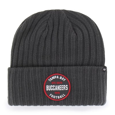  Tampa Bay Buccaneers '47 Ribbed Snowdrift Cuffed Knit Hat - Graphite