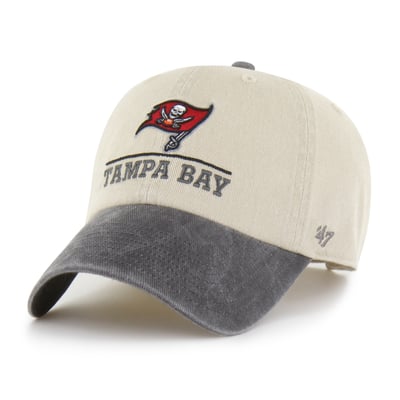 Tampa Bay Buccaneers '47 Logo Line Clean Up Adjustable Hat - Natural