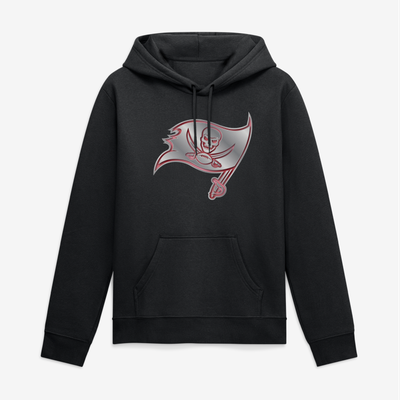 Tampa Bay Buccaneers Big & Tall Forged Mascot Hoodie - Black