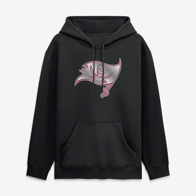Tampa Bay Buccaneers  Metallic Mascot Hoodie - Black