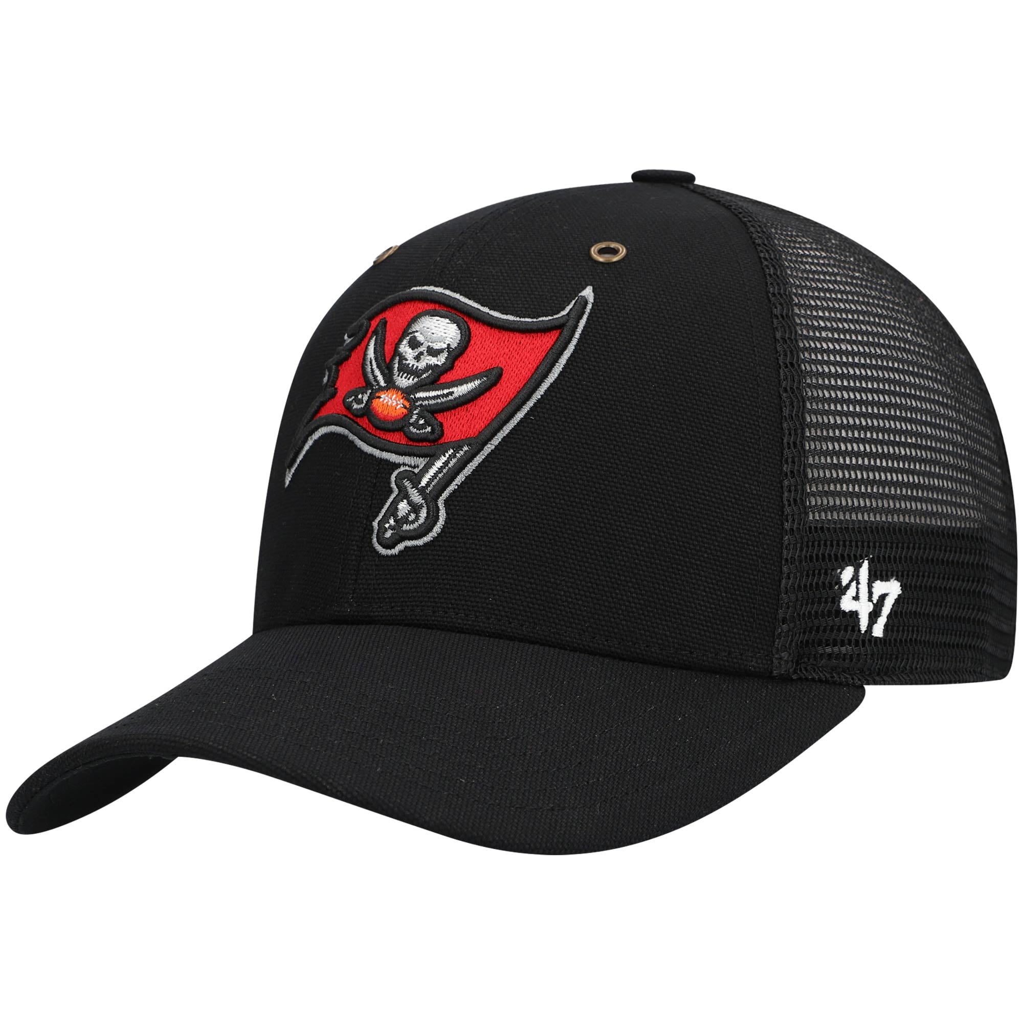 Men's Carhartt x '47 Black Tampa Bay Buccaneers MVP Trucker