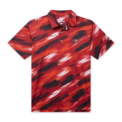 Tampa Bay Buccaneers Chubbies Color Blitz Polo - Red