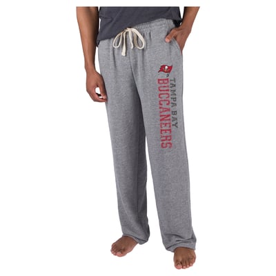  Tampa Bay Buccaneers Concepts Sport Mainstream French Terry Tri-Blend Sweatpants - Gray