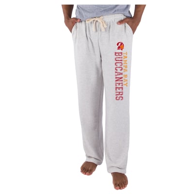  Tampa Bay Buccaneers Concepts Sport Mainstream French Terry Tri-Blend Sweatpants - Oatmeal