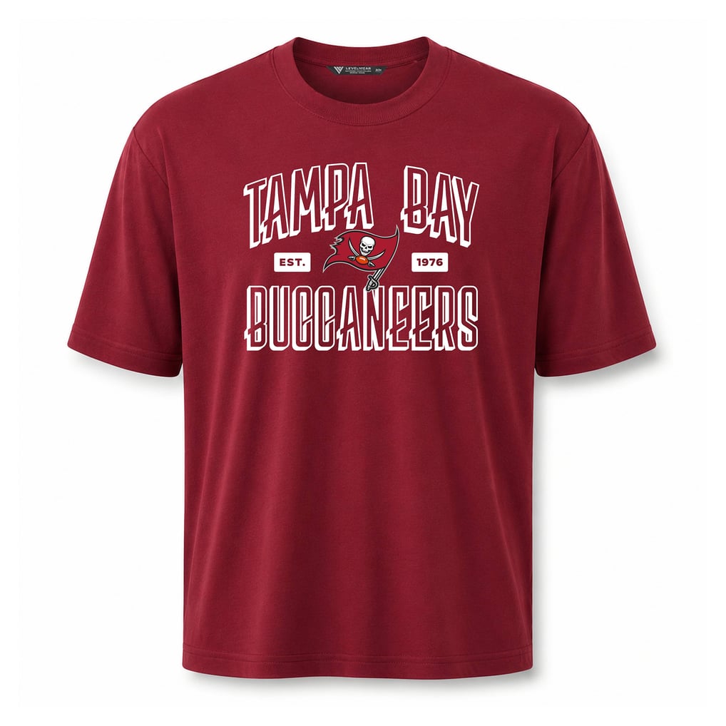 Levelwear Tampa Bay Buccaneers Red Luxe Moment Stronghold Knit T-Shirt