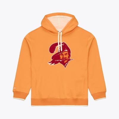 Tampa Bay Buccaneers Mitchell & Ness Premium Essentials Heavyweight Fleece Hoodie - Orange