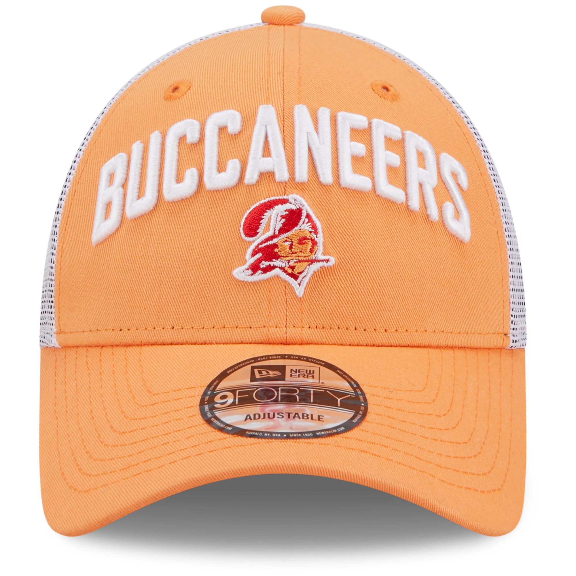 Men's New Era Orange/White Tampa Bay Buccaneers Historic Logo Team