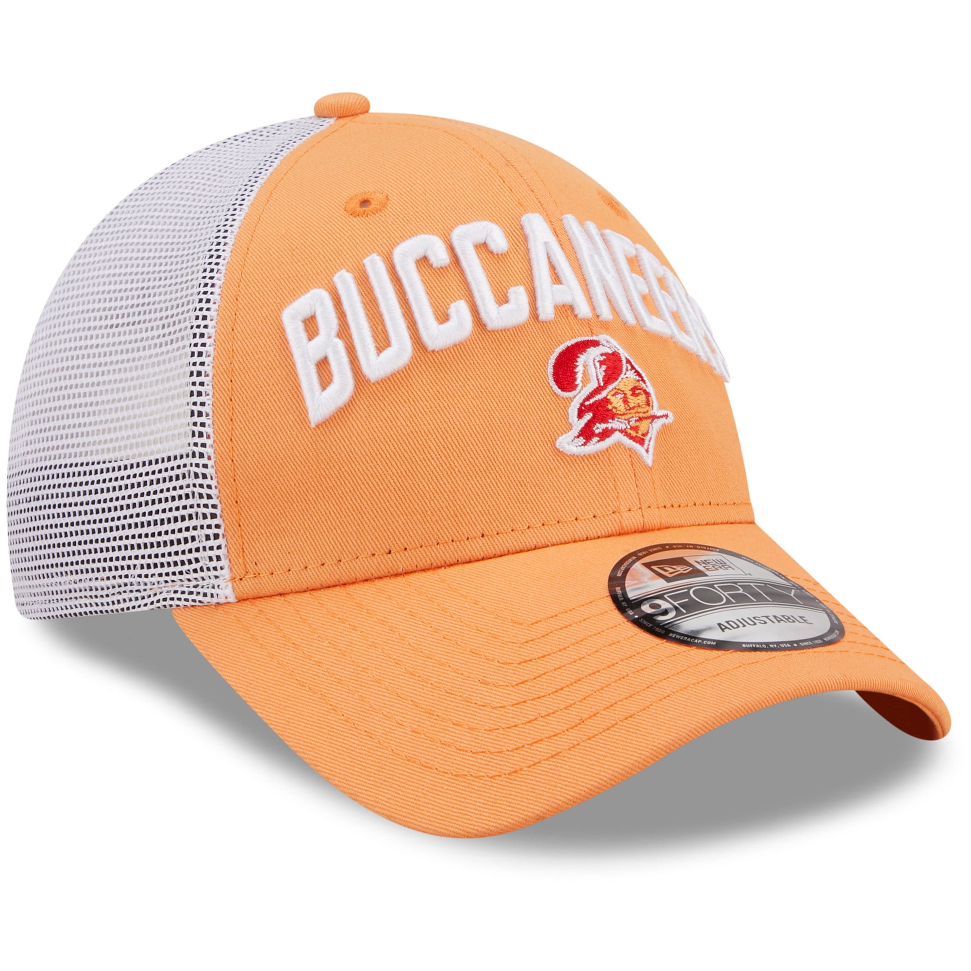 Men's New Era Orange/White Tampa Bay Buccaneers Historic Logo Team