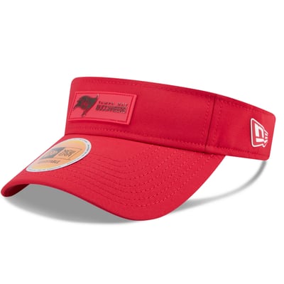 Tampa Bay Buccaneers New Era 2025 Sideline  Visor - Red