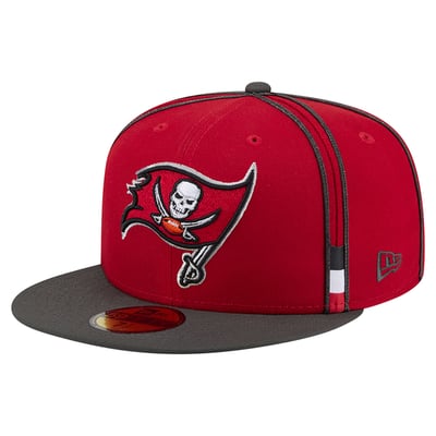 Tampa Bay Buccaneers New Era Soutache 59FIFTY Fitted Hat - Red
