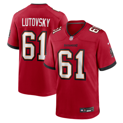 Henry Lutovsky Tampa Bay Buccaneers Nike Team Game Jersey - Red