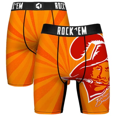  Tampa Bay Buccaneers Rock Em Throwback Swirl Boxer Briefs - Red