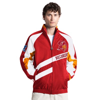 Tampa Bay Buccaneers Starter Tip Off Retro Full-Zip Jacket - Red