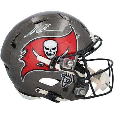 Mike Evans Tampa Bay Buccaneers Autographed Fanatics Authentic Riddell Super Bowl LV Champions SpeedFlex Authentic Helmet