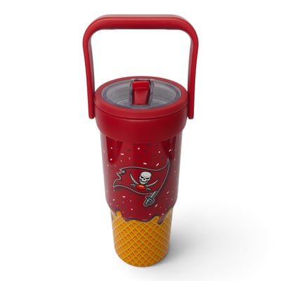 Tampa Bay Buccaneers Pegasus 32oz. Ice Cream Logo Cone Stainless Steel ProCarry Tumbler