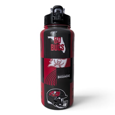 Tampa Bay Buccaneers Pegasus 32oz Stainless Steel ProPress Water Bottle