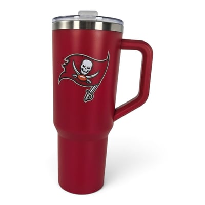 Tampa Bay Buccaneers Pegasus 38oz. Standard Logo Stainless Steel ProCarry Tumbler