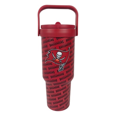 Tampa Bay Buccaneers Pegasus 40oz. 5-D Logo Wordmark Stainless Steel ProCarry Tumbler