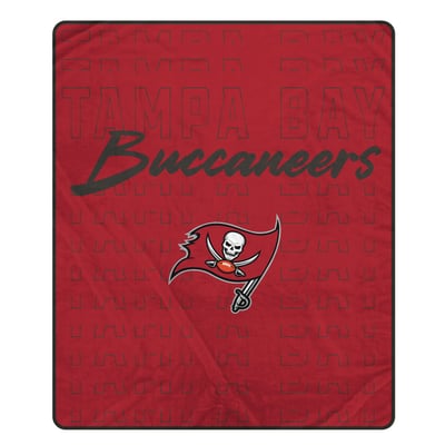 Tampa Bay Buccaneers Pegasus Echo Script Fade 50" x 60" Ultra Soft Throw Blanket