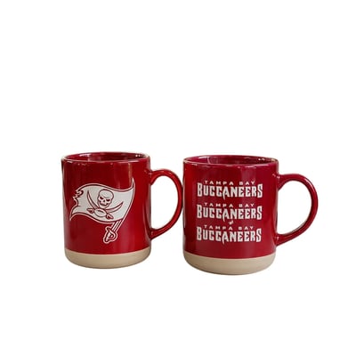 Tampa Bay Buccaneers Pegasus Two-Piece 14oz. Echo Logo Ceramic Mug Set
