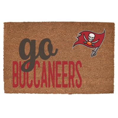 Tampa Bay Buccaneers 20" x 30" Go Team Coir Door Mat
