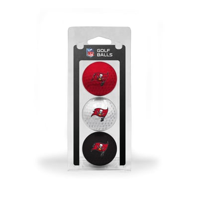 Tampa Bay Buccaneers 3-Pack Multi-Colored Team Golf Ball Set