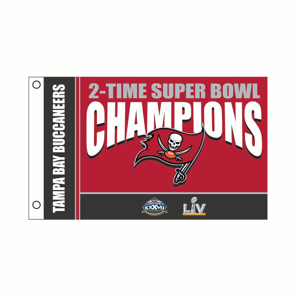 Tampa Bay Buccaneers Stars and Stripes NFL Flag Banner - 3X5 FT Tampa Bay Buccaneers Stars and Stripes NFL Flag Banner - 3X5 FT