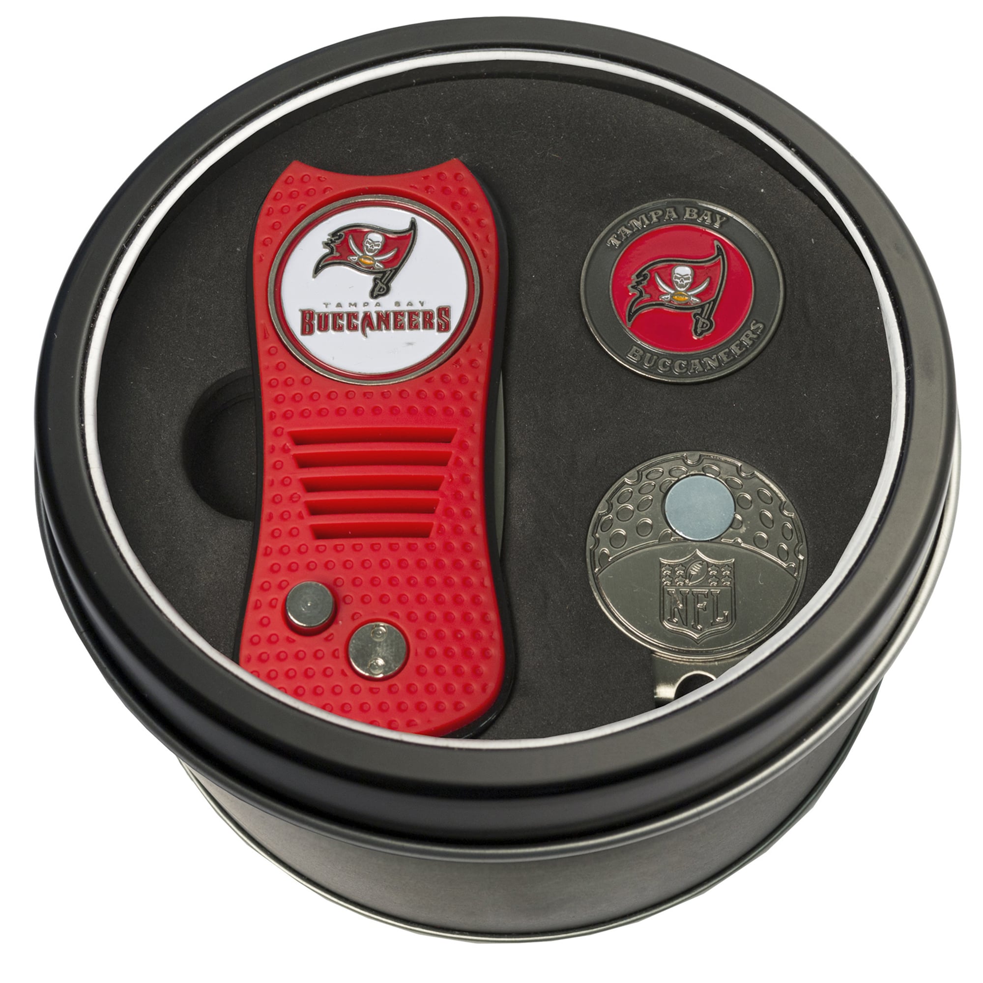 Tampa Bay Buccaneers Divot Tool Ball Marker & Cap Clip