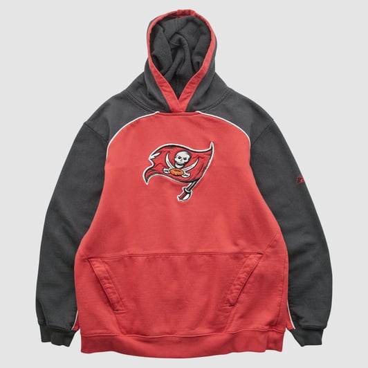 Tampa Bay Buccaneers Reebok 2000s Hooded Pullover Sweatshirt - Red - Yth XL by Fanatics Real Vintage