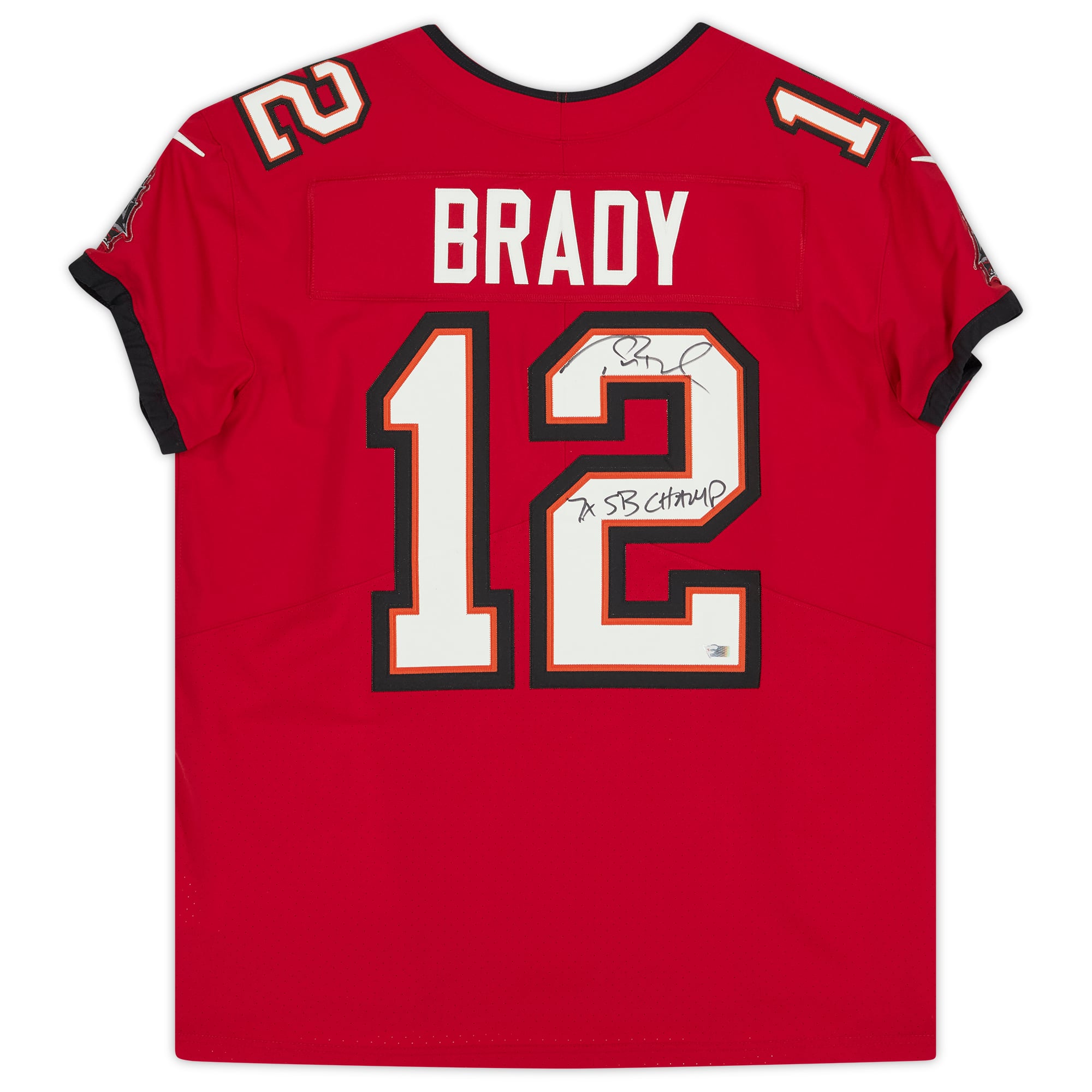【ASN.】Tom Brady ユニフォーム サイン入り Fanatics Tom Brady Tampa Bay Buccaneers Fanatics Authentic Autographed Red
