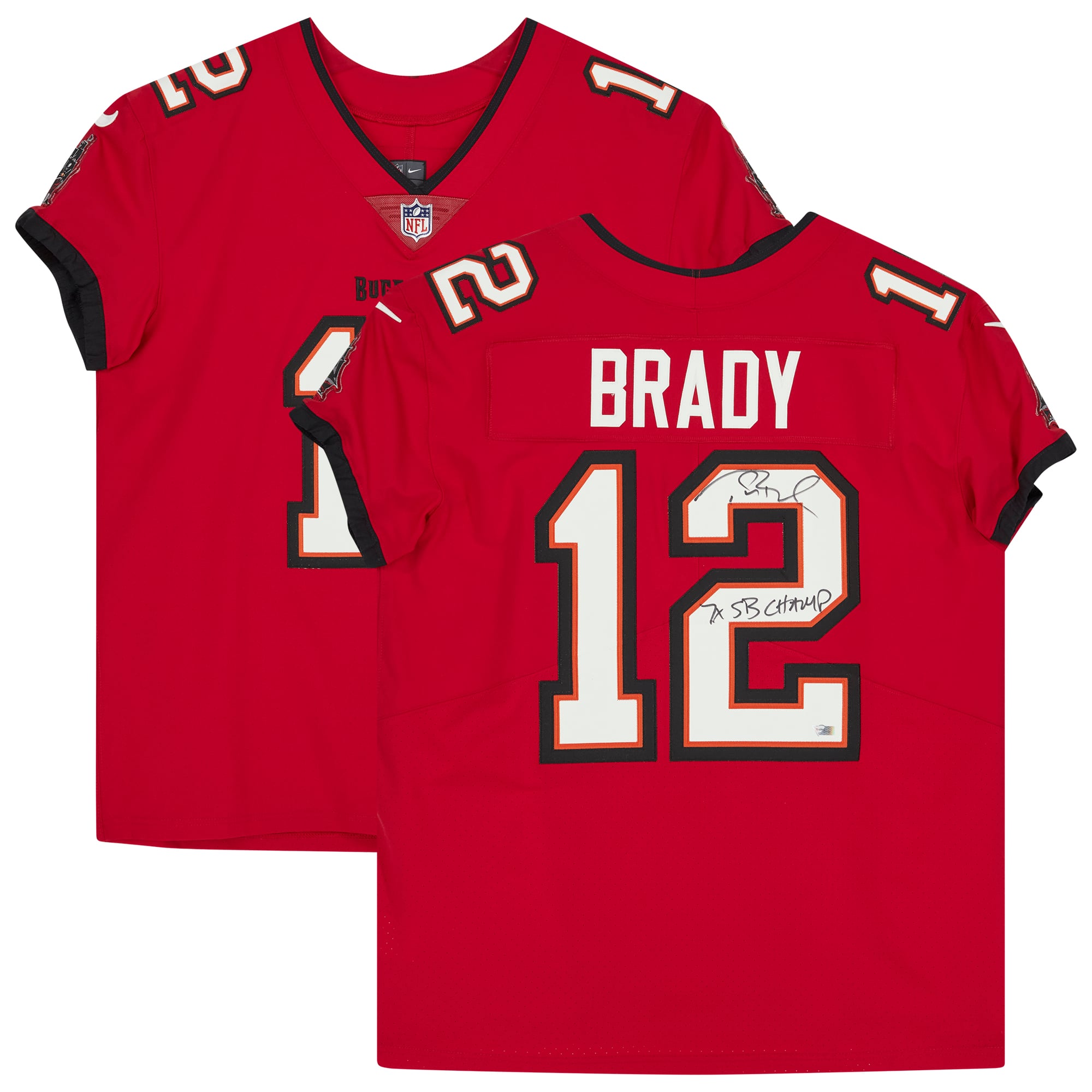 Tom Brady ユニフォーム サイン入り Fanatics Tom Brady Tampa Bay Buccaneers Fanatics Authentic Autographed Red
