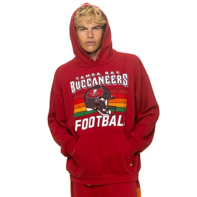 Tampa Bay Buccaneers Aviator Nation Unisex Relaxed Tri-Blend Hoodie - Red