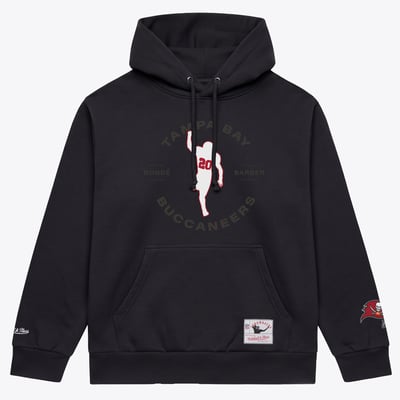 Ronde Barber Tampa Bay Buccaneers Mitchell & Ness Unisex Icon Hoodie - Black