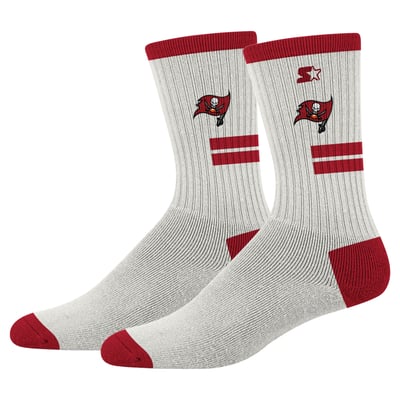  Tampa Bay Buccaneers PRO Compression Unisex Premiere Cushioned Crew Socks - Cream