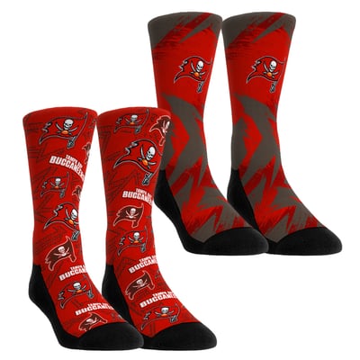  Tampa Bay Buccaneers Rock Em Unisex Gameday Two-Pack Crew Socks Set - Red